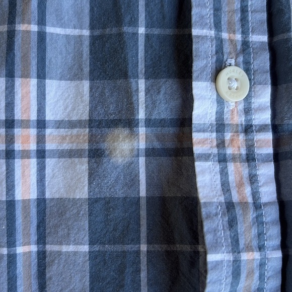HURLEY Plaid Button Up Mens Shirt size large - Picture 6 of 8